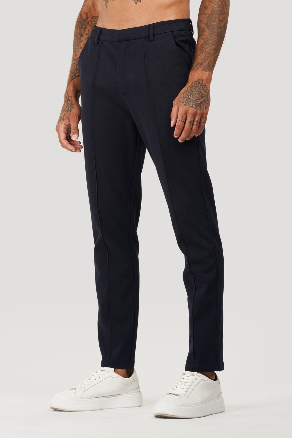 Calça Alfaiataria Masculina Capri Elite Azul Marinho